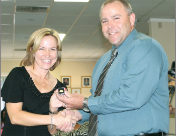 Cove Honors Officers